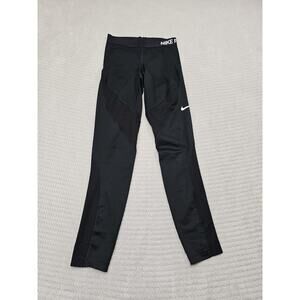 Nike Pro Leggings Womens Small Black Hyper Cool Mesh